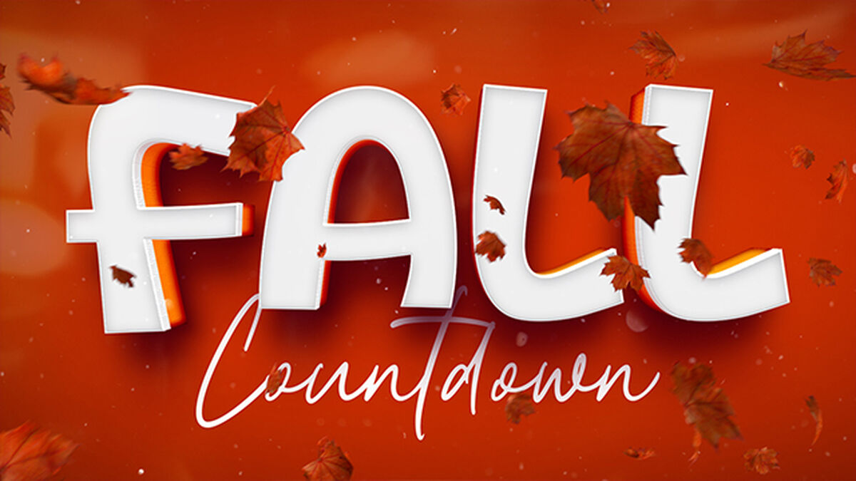 Fall Orange Leaves Future Bass Countdown image number null